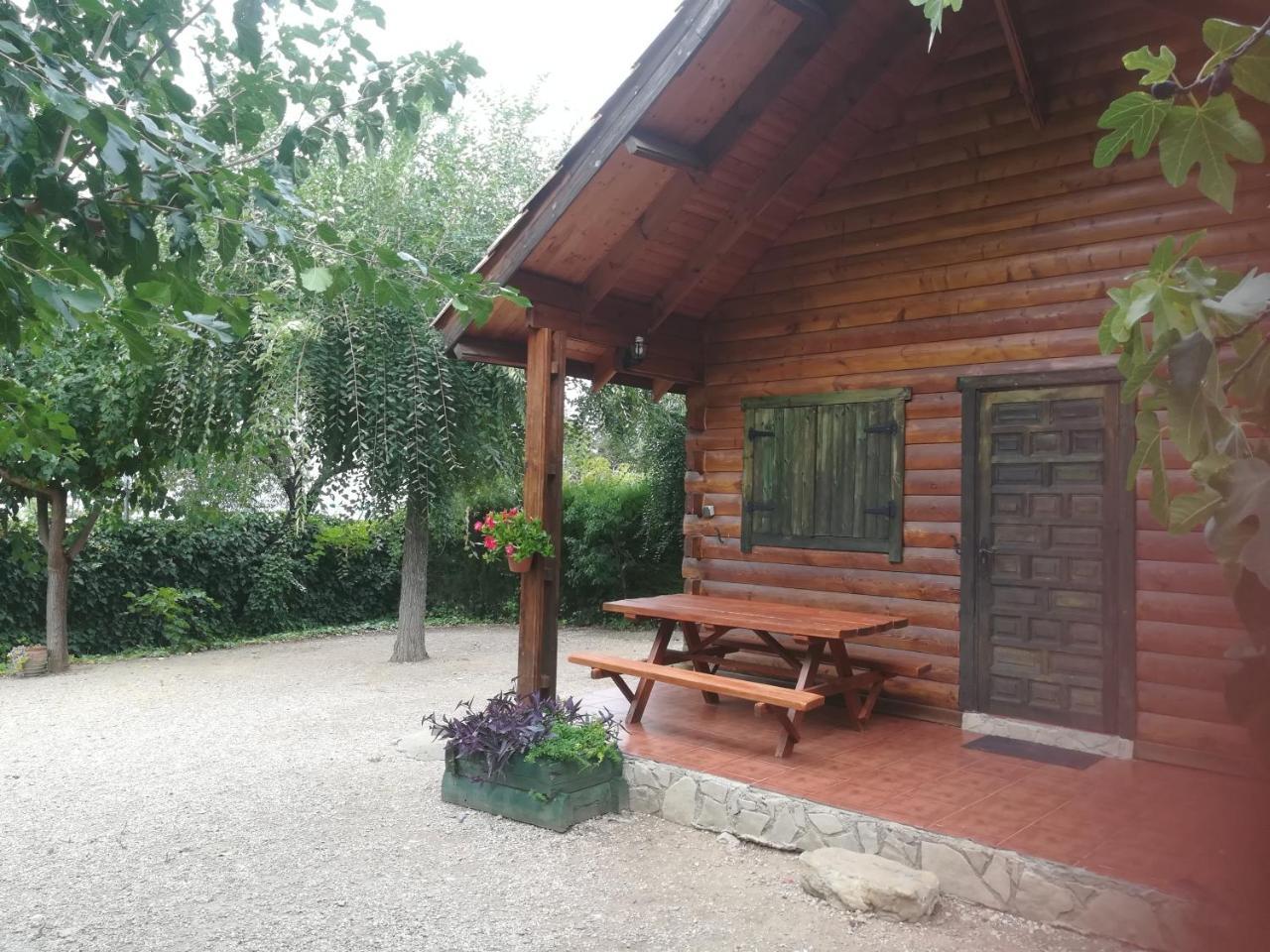 Cabana De Madera La Encina Burunchel Exteriör bild